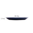 thumbnail image 4 of Master Bed Chiara stoneware round Navy 10,5 pouces assiette à manger, 4 of 4