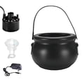 thumbnail image 1 of yingyy Halloween Witch Cauldrons Fog Maker Spooky Mist Effect Festive Decorations Safe To Wide Application black US Plug 1Set, 1 of 6