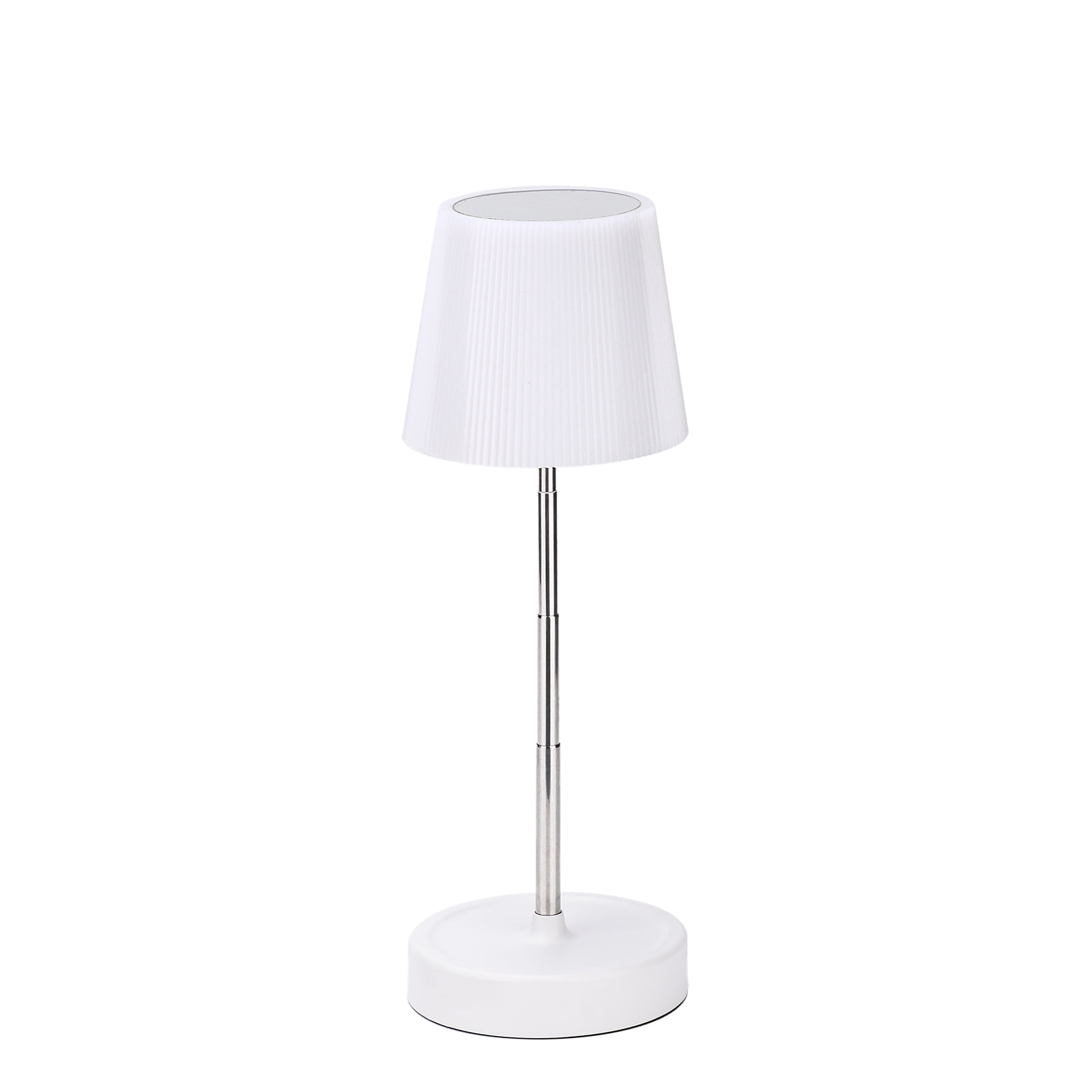 Lampe de Table Simple Lampe de Table Décorative Lampe de Table Rechargeable Lampe de Table Ambiante Créative Lampe de Table Plissée Simple Trois Températures de Couleur/touche RVB Rétractable Lampe d'Ambiance pour la Maison