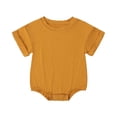 thumbnail image 1 of Timegard Newborn Onesie Toddler Boys Girls Short Sleeve Comfy Rompers Unisex Infant Outfits Solid Color, 1 of 6