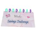 thumbnail image 1 of OUNONA Savings Challenge Binder Cash Organizer Marble Pattern Budgeting Binder 1 Set, 1 of 8