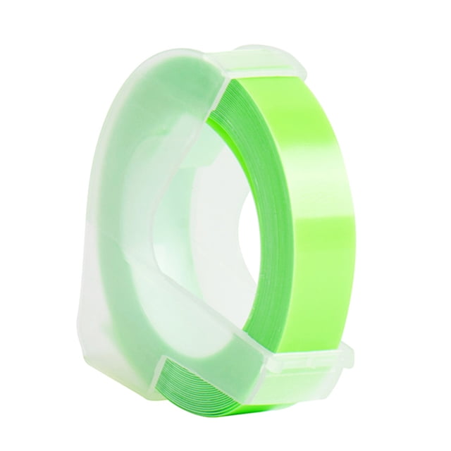 FlyFlise 3D Plastic Embossing Label Tape Refill for DYMO 12965