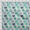 thumbnail image 3 of oneOone Velvet Light Mint Green Fabric Food Craft Projects Decor Fabric Printed By The Yard 58 Inch Wide, 3 of 3