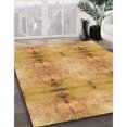 thumbnail image 3 of Ahgly Company Tapis d'Intérieur Lavable en Machine Carré Transitionnel Orange Bière, 4 Pieds Carré, 3 of 7