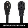 thumbnail image 4 of VEVOR Rallonge de VR 50 Pieds 50 Amp Durable de Qualité Supérieure, Cordon d'Alimentation pour VR, Rallonge de 26,5 mm de Diamètre, Fil de Cuivre, Câble d'Alimentation pour VR pour Remorque, Autocaravane, Campeur avec Poignées, 4 of 9