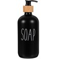 thumbnail image 1 of Glass Hand Soap Dispenser Refillable Dish Soap Dispenser Pump Bottle Dispenser Lotion Dispenser, 1 of 9