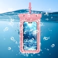 thumbnail image 1 of Birdeem Waterproof Phone Pouch,Universal 7X3.5 Inch Touchscreen Dry Bag Case with Lanyard,Submersible Protector for Swimming Hiking Kayaking Floating Protection, 1 of 9