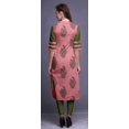 thumbnail image 4 of Bimba Kurti Droite Décontractée Imprimée Haut à Manches 3/4 Longue Kurta Robe pour Femmes, 4 of 6