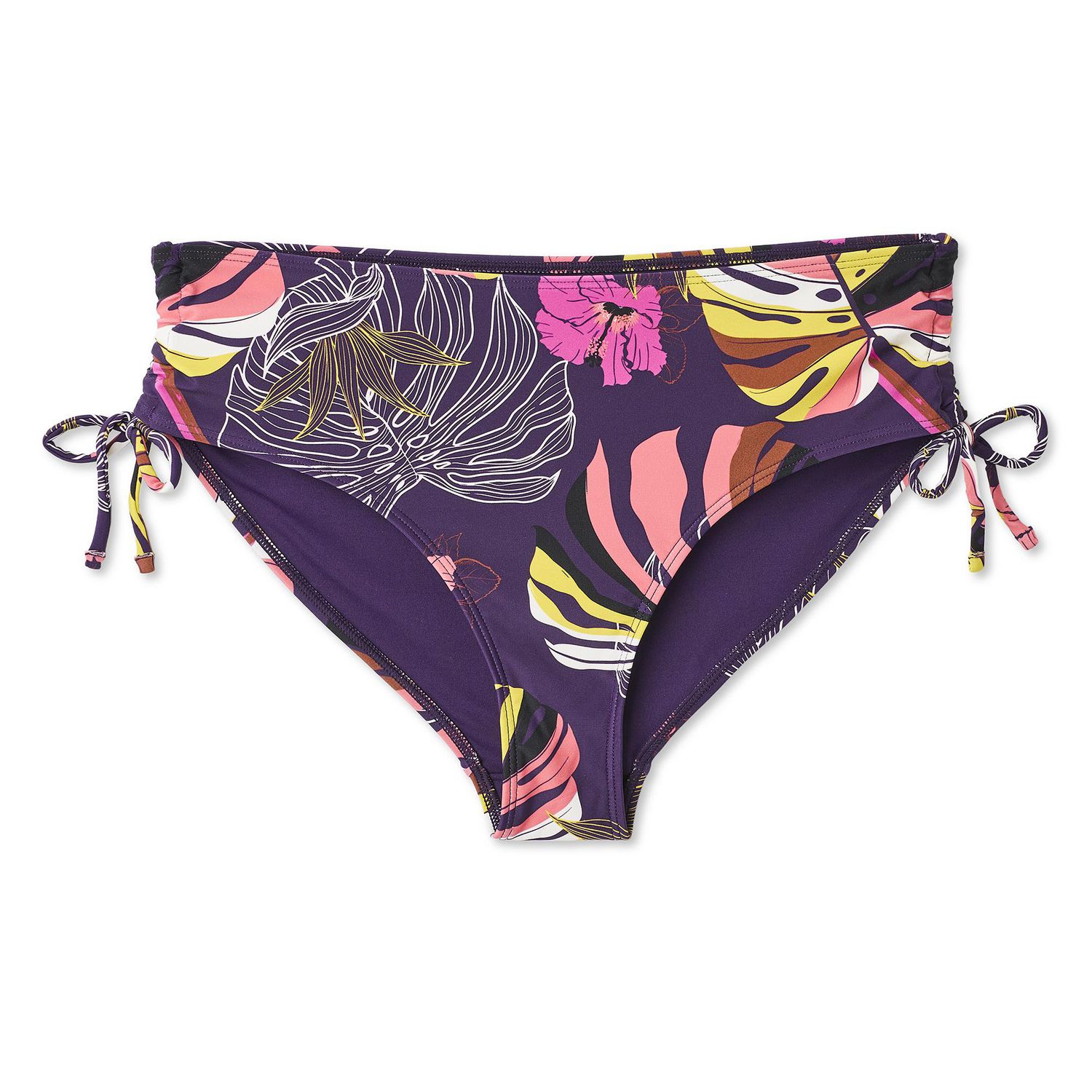 Culotte de bikini échancrée avec nouettes sur les côtés George pour femmes