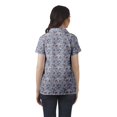thumbnail image 4 of Moomaya Chemise Tunique Style Enveloppant pour Femmes en Coton Décontracté Col Classique Boutonné, 4 of 6