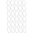 thumbnail image 3 of 30Pcs Hexagonal Cadre Creux en Résine Acier Inoxydable Lunette Ouverte Creux Pendentifs Moule pour Diyaxagon L, 3 of 14