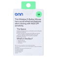 thumbnail image 4 of onn Wireless Silent 5-Button Mouse, 4 of 9