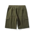 thumbnail image 3 of Large Size Workwear All Cotton Shorts Multiple Pockets Loose Fitting Casual Sports Capris, 3 of 7
