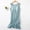 Light Blue, variant on Sakmal Casual Moomoo Womens Pink Plus Size Long Cotton Mumu Dress Solid Sleeveless Sleep Tanks for Women
