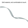 thumbnail image 3 of Unique Bargains 0.28' x 100 Yards Double Face Decorate Crafts Roll Satin Ribbon Light Gray, 3 of 5