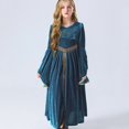 thumbnail image 4 of LOVZFMLL Robe en Mousseline pour Enfant d'Âge Moyen et Jeune, Robe d'Été à Bretelles Inclinées Type Camisole, 4 of 9