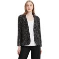 thumbnail image 4 of Women's Evening Sparkle Sequins Open Front Long Sleeve Blazer Jacket, 4 of 5