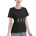 thumbnail image 2 of T-Shirt Basique à Manches Courtes pour Femmes une Pièce, 2 of 6