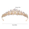 thumbnail image 3 of tredstone Exquisite Rhinestone Bridal Crown Retro Style For Elegance Retro Style Crystals Princesses Crown Silver, 3 of 6