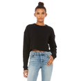 thumbnail image 2 of Bella Plus Canvas B53205506 Chandail Court en Molleton pour Femmes, Noir - Extra Large, 2 of 2
