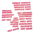 thumbnail image 1 of SDNall Tool Box Organization Magnetic Labels, 1 of 3