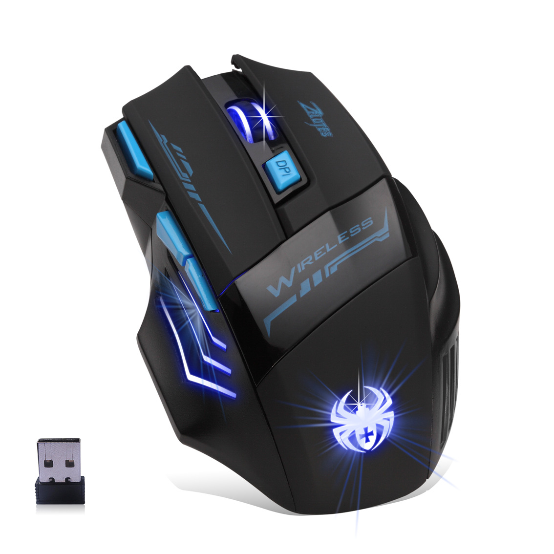 Jinsinto Wireless Gaming Mouse 2.4G Wireless Mouse OEM Luminous Optical Mouse