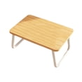 thumbnail image 2 of Laptop Bed Desk Foldable Lap Desk Portable Laptop Stand Lightweights Mini Table For Breakfast/Picnic/Drawing/Sofa/Floor - Wood, 2 of 5