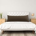 thumbnail image 3 of PiccoCasa Brushed Microfiber Pillowcase Body Pillow Pillowcase, Queen Brown, 3 of 9