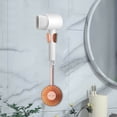 thumbnail image 4 of Amzcrzy Dorm Room Essentials Storage Rack Hair Dryer Bracket Toilet Lazy Hair Dryer Support No Hand Holding Dryer Hands Hair Dryer Storage Rack Wall Hanging No Punching, 4 of 5