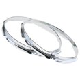 thumbnail image 1 of 1 Pair Snare Drum Hoop Ring Snare Drum Hoop Instrument Parts Rim for Percussion Instrument 10 Inch 6 Hole, 1 of 9