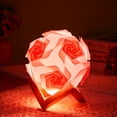 thumbnail image 2 of Lampe Bricolage Créative Rose Veilleuse Enfants, Veilleuse USB, 2 of 2