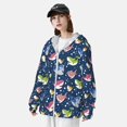 thumbnail image 3 of Vsdgher Chandails à Capuchon Colorés à Imprimé de Requin pour Adultes, Maillot Dermoprotecteur pour Hommes Femmes, Chandails de Pêche à Manches Longues avec Protection Solaire pour Course Athlétique Natation-Xx-Grand, 3 of 7
