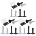 thumbnail image 1 of Baohd 120pieces Strong And Convenient Storage Assorted Flat Head Self Drilling Screws 3Set, 1 of 6