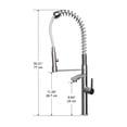 thumbnail image 3 of Ancona Acero Pull Down Single Handle Kitchen Faucet in Brushed Nickel, 3 of 3