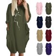 thumbnail image 1 of Womens Jumper Robe Surdimensionnée Imprimée Chat Manches Courtes Été Poche Chandail Mini Robes de Plage pour Femmes 2022, 1 of 5