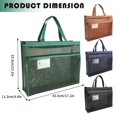 thumbnail image 4 of Professional Artwork Storage Case, Large Capacity Nylon Handle Tote Bag, Designed For Artwork Storage—Ideal Portable Folder For Paintings And Posters: Perfect For Artists, Architects, And Students, 4 of 8