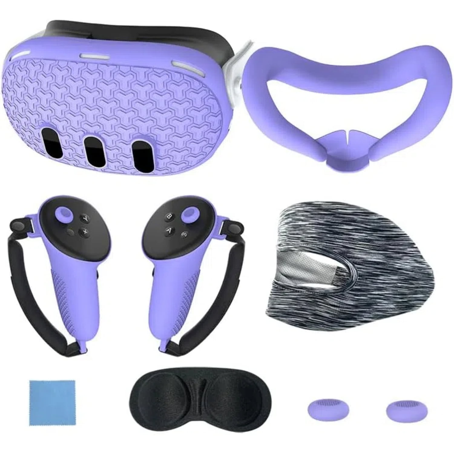 VR Accessories Set For Meta Quest 3, Includes 7 Pcs: Protective
