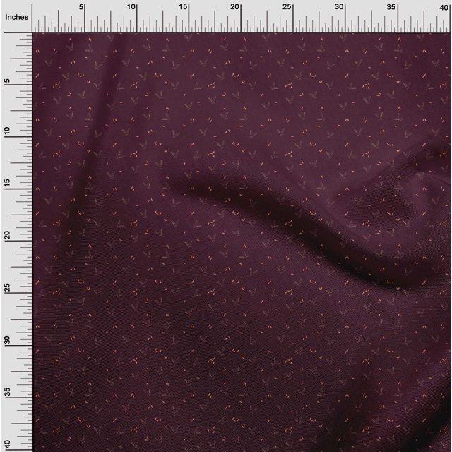 oneOone Cotton Poplin Fabric Carrot & Rabbit Face Animal Print Fabric BTY 42 Inch Wide