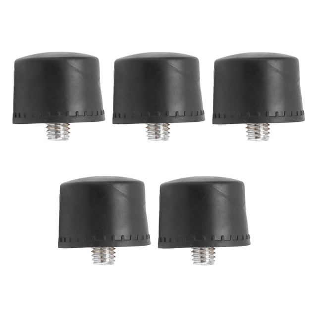Hammers Striking Head Tips, Mounting Screw Button Rubber Hammer Head Light Weight 5Pcs Non Slip Knock Resistant For Small Parts Φ25mm,Φ30mm,Φ35mm,Φ40mm