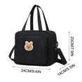 thumbnail image 2 of Portable Diaper Bag, EDHITNR Large Capacity Nylon Crossbody Bag, Waterproof Multifunctional Baby Travel Bag for Moms with Adjustable Straps, 2 of 5