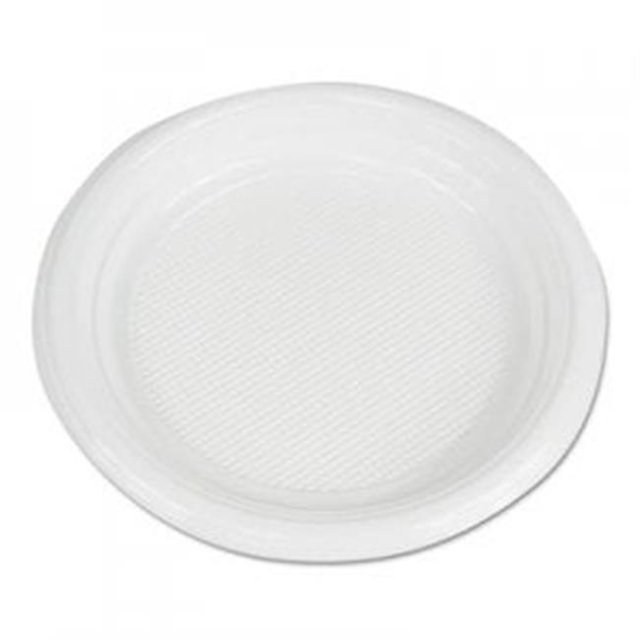 Boardwalk BWKPLTHIPS6WH 6 in. Hi Impact Plastic Dinnerware Plate, White