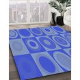 thumbnail image 3 of Ahgly Tapis Rectangulaire Lavable en Machine Intérieur Transitionnel Bleu Ciel, 2 Pieds x 4 Pieds, 3 of 7
