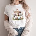 thumbnail image 1 of Weiqiqre Women's Clothing Happy Easter T Shirt Easter Bunny Shirt Cute Rabbit Graphic Tee Gift Spring Tees Tops, 1 of 4