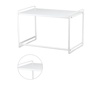 Microwave Stand Countertop, Space Saving Microwave Storage Rack Stackable Smoothly 44 Pounds Load Bearing  for Home for Living Room