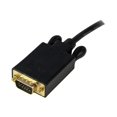 thumbnail image 3 of StarTech.com 6ft DisplayPort to VGA Cable - 1920 x 1200 - Active DP to VGA Adapter - DP to VGA Monitor Cable (DP2VGAMM6B) - DisplayPort cable - DisplayPort (M) to HD-15 (VGA) (M) - 6 ft - latched - black, 3 of 5