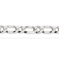 thumbnail image 3 of Sterling Silver 12.25mm Elongated 1+1 Open Link Chain (Weight: 82.56 Grams, Length: 20 Inches), 3 of 4