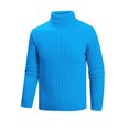 thumbnail image 1 of fatyb Chandail pour Hommes à Col Roulé Décontracté Tricoté Extensible à Manches Longues Hauts Chauds d'Automne Hiver pour Hommes, 1 of 5