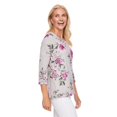 thumbnail image 4 of Iyla Women's 3/4 Sleeve Hacci Top, 4 of 6