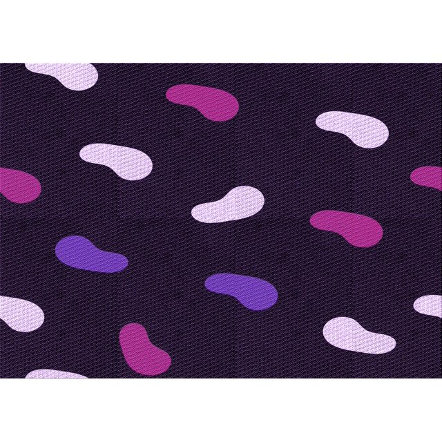 Ahgly Tapis Rectangulaire Lavable en Machine Intérieur Transitionnel Rebecca Violet, 4 Pieds x 6 Pieds
