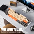 thumbnail image 3 of 68 Keys Mechanical Keyboard, 60 Percent Mechanical Keyboard Hot Swappable Keys  for Computer with USB Port, 3 of 7